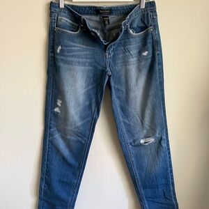 White House Black Market Distressed Blue Jeans